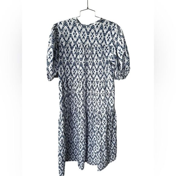 Rae Feather The Nellie Maxi Dress in navy Large - Picture 4 of 4